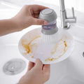 dispensador para lavar platos con cepillo